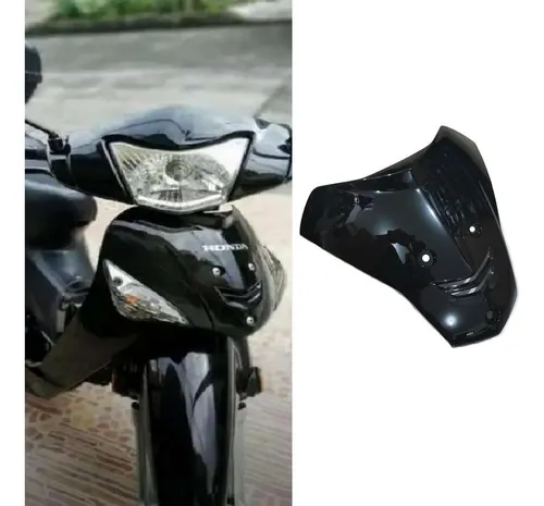 Tapa Frontal Negra Carenaje Honda Wave C100