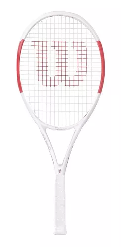 RAQUETA WILSON CON FUNDA RIVER PLATE 103 TENIS BCO/RJO