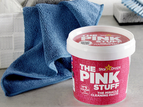 Esponja Squeezy Dual The Pink Stuff + Kit Pasta