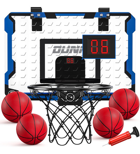 Mini Aro De Baloncesto Interior Con Marcador Electrónico Y B