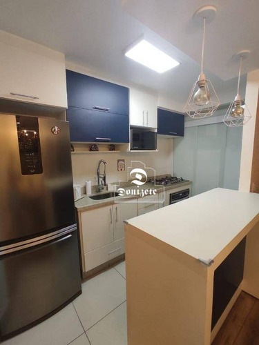 Apartamento Com 2 Dormitórios À Venda, 60 M² Por R$ 477.000,00 - Vila Alzira - Santo André/sp - Ap15831