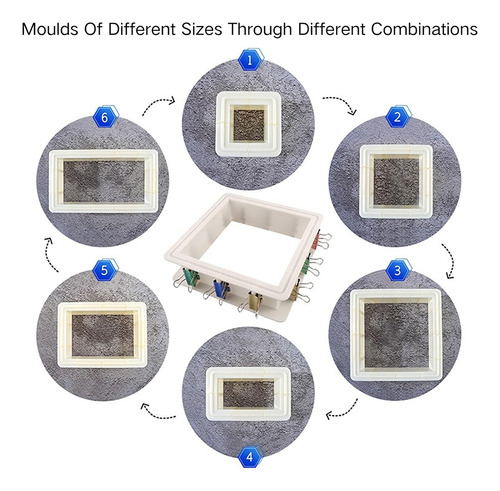 Kit De Carcasa De Molde Ajustable Para La Fabricación De Mol