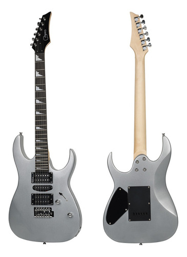 39 Inch Guitarras Baratas Kit De Guitarra Eléctrica Acustica Color Plateado Material Del Diapasón Maple Orientación De La Mano Diestro