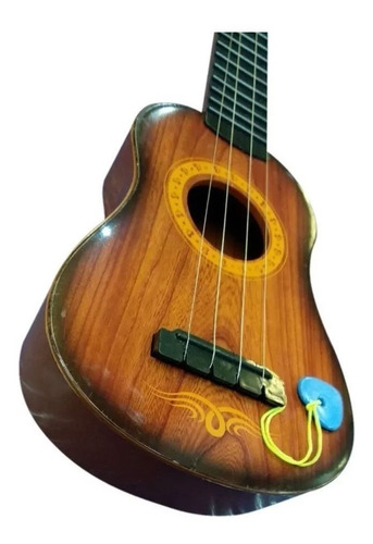 Imagem 3 de 6 de Mini Violão Acústico Infantil Cordas Aço Brinquedo Criança