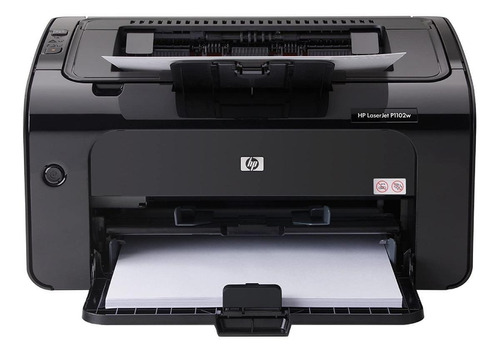 Impresora simple función HP LaserJet Pro P1102w con wifi negra 220V - 240V