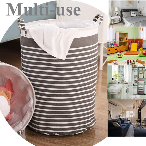 Imagen 7 de 7 de Cesto Impermeable Wehuse, Para Ropa Sucia, 22'', Plegable