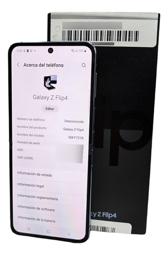 Telefono Celular Samsung F721b Galaxy Z Flip 4