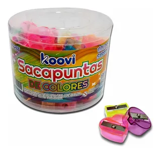 Sacapuntas De Bote 100 Piezas Marca Koovi Navaja Filosa