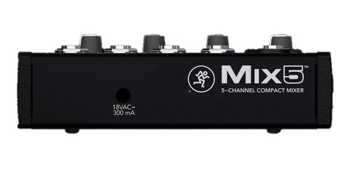 Mezcladora Compacta Mackie Mix5 De 5 Canales