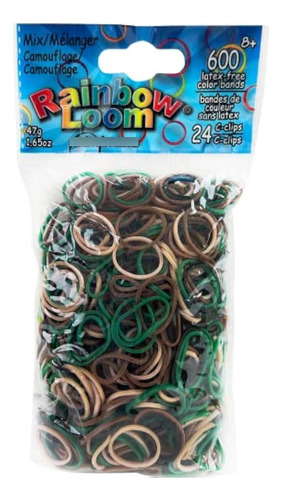 Rainbow Loom® Bandas De Goma De Camuflaje Con 24