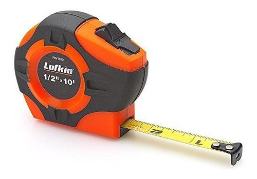 Cinta Métrica Lufkin 25mmx8m, Naranja Fluorescente.