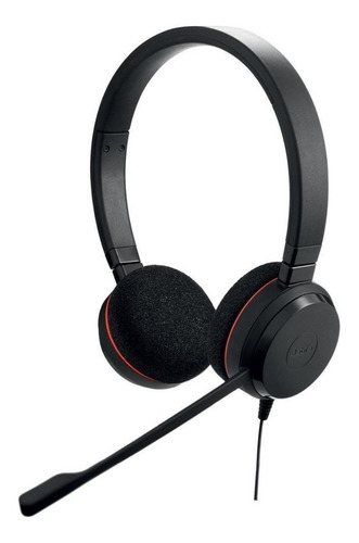 Imagen 1 de 3 de Audífonos Jabra Evolve 20 MS Stereo black