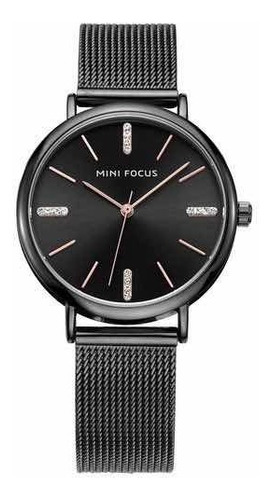 Reloj Mini Focus Para Dama Acero Inoxidable A La Moda