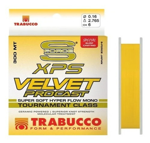 Linha Monofilamento Trabucco Xps Velvet Pro Cast 300m 0,30mm