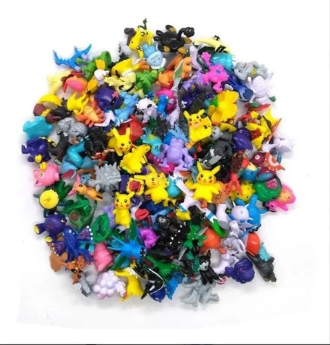 Juguete Pokémon 48 Figuras Coleccionable Pikachu Pokeball