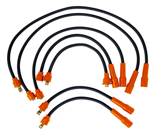 Jgo Cables Bujía Elite Para Chevrolet Opel 3.8l 6cil 1964 Negro