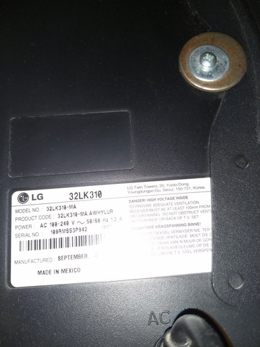 Led 32 Pulgadas Marca LG