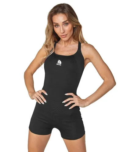 MALLA ENTERIZA LYCRA DEPORTIVA DE MUJER PARA NATACIÓN Y AQUAGYM ROSE® - 6003