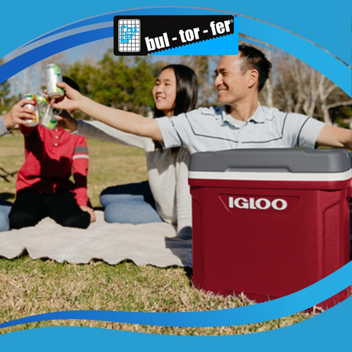 Imagen 3 de 10 de Heladera Conservadora Igloo Latitude 30qt Rojo