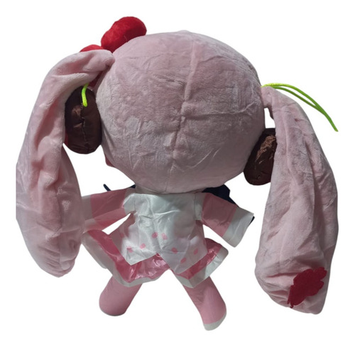 Peluche Sakura Miku (pelo Rosa), 24cm Rosa Claro