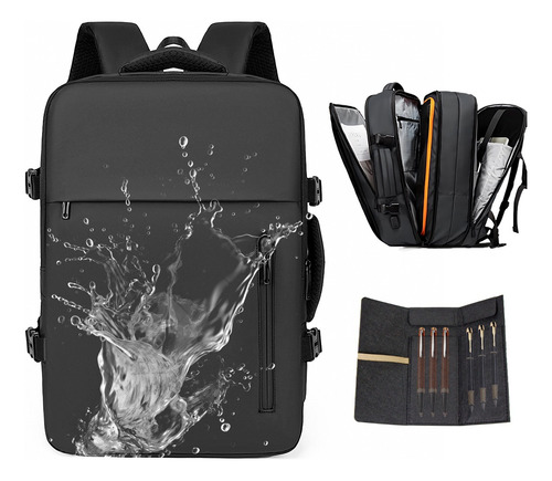 Mochila Masculina Executiva Expansível Para Viagem 45l