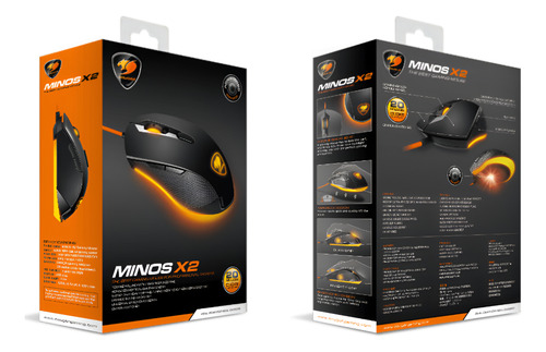 Mouse Gamer Cougar Minos X2 Omron Retail Box