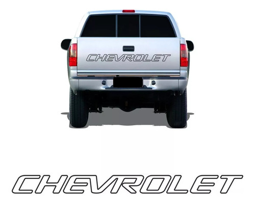 Calcomania Porton Trasero Chevrolet S-10 S10 Grafica 