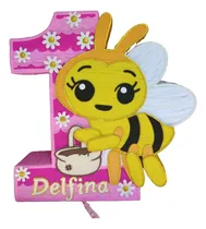 Comprar Piñata Primer Añito Abejita Chiquitita Rosa Personalizada Rosa Abejita Chiquitita Número 1 Personalizada Grande