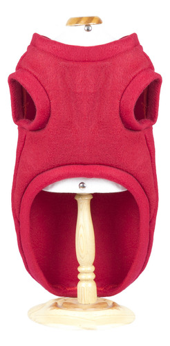 Agasalho De Inverno Soft Vermelho Tamanho G Para Cachorro de 6 a 8kg