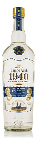 Pack De 2 Tequila Campo Azul 1940 Blanco 750 Ml