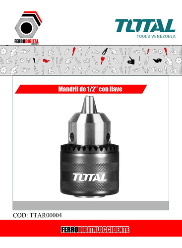 Imagen 2 de 3 de Mandril De 13mm C/ Adaptador Sds De 1/2