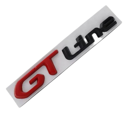 Emblema Gt Line Metal Tuning Lujo Auto Camioneta Accesorios