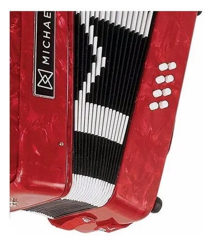 Acordeon Gaita Sanfona Michael Acm0822 8 Baixos Bag Acm 0822