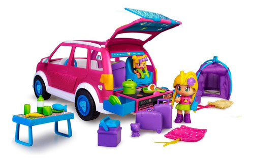 Juguete Famosa Pinypon Camioneta Camping +accesorios Everkid