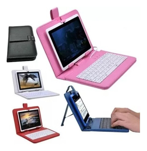 Funda Estuche Protectora Con Teclado Para Tablet 9 Pulgadas 