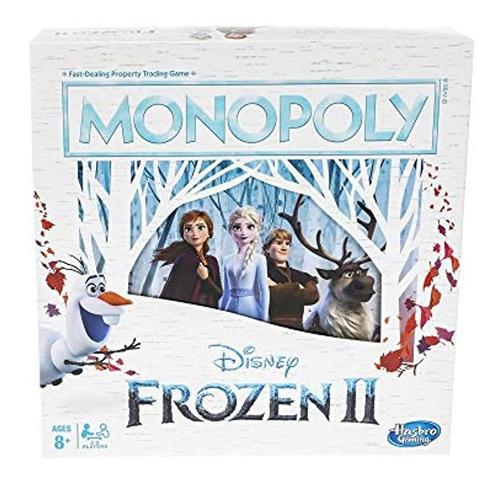 Monopoly Frozen 2 Edición Juego, Estándar, Marrón/a