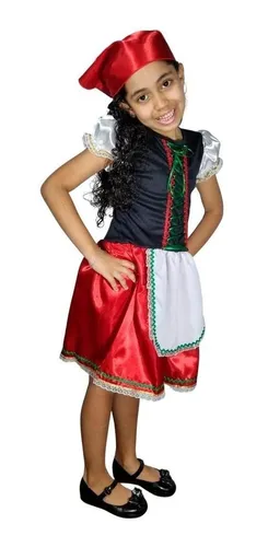 Fantasia Italiana Infantil MercadoLivre