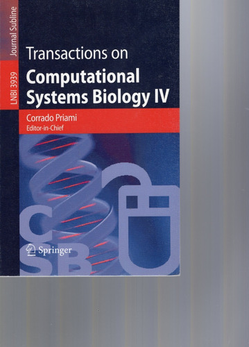 Transsactions On Computational Systems Biology Iv