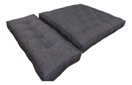 Colchon Para Futon 2 Cuerpos Con Piecera Chenille Reforzado