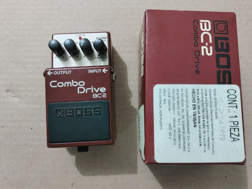 Pedal De Efectos Para Guitarra Combo Drive Boss Bc-2