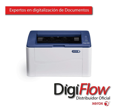 Impresora Laser Wifi Xerox Phaser 3020 Red Usb Monocromatica
