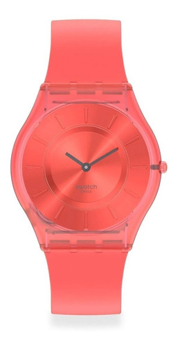Reloj Swatch Mujer Skin Silicona Coral Classic Swss08r100