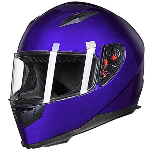 Casco Integral Para Motocicleta Urbana Con Bufanda