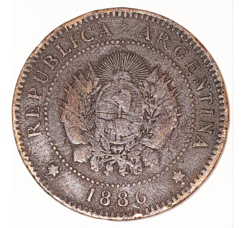 1 Centavo Patacon Cobre 1886