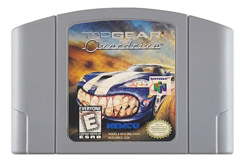 Top Gear Overdrive Original Nintendo 64 N64