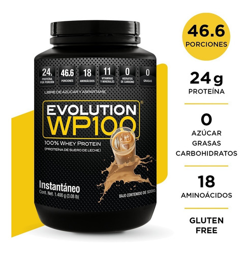Imagen 1 de 8 de Wp100 Bote De Frapuccino De 1400 G