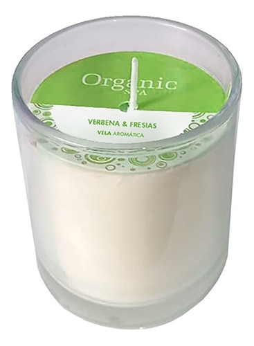 Vela Basic Verbena Fresias . Cera De Soja Organic Spa