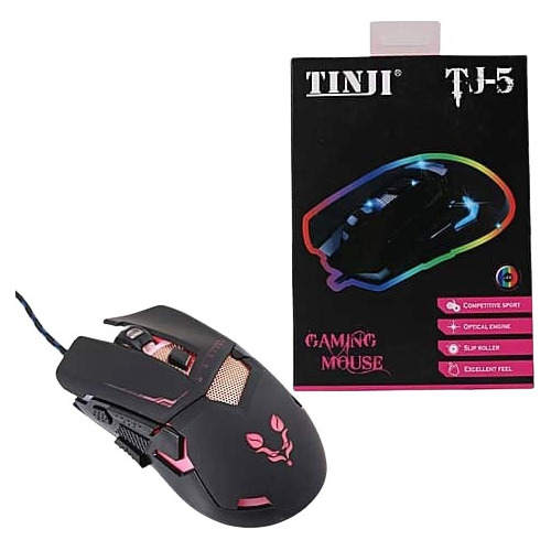 Mouse Gamer Tenji Tj5 Luces Usb Pc Laptop Optico