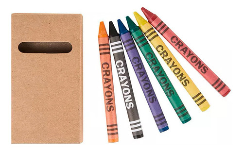 30 Cajas Ecológicas Crayones Souvenirs, Infantiles, Regalos