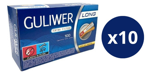 10 Cajas De Tubo Guliwer / Verso Long X 100 Unidades